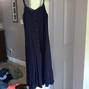 Midi blue dress